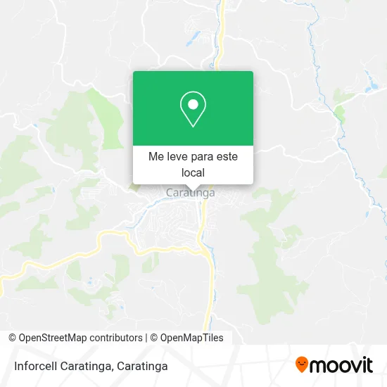Inforcell Caratinga mapa