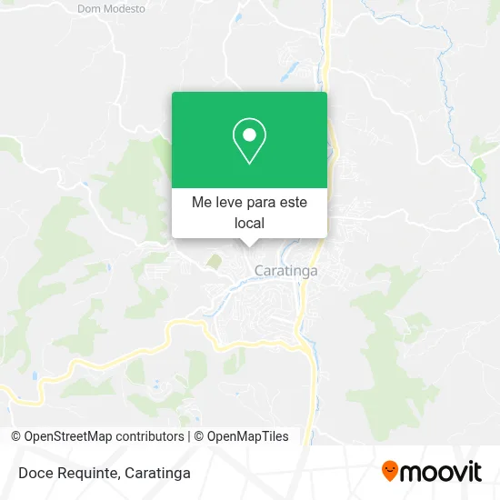 Doce Requinte mapa