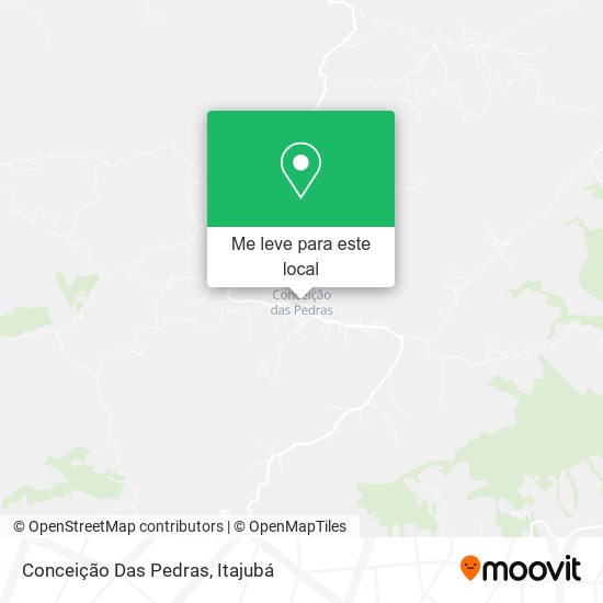 Conceição Das Pedras mapa