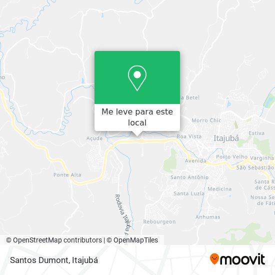 Santos Dumont mapa