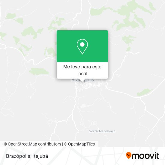 Brazópolis mapa