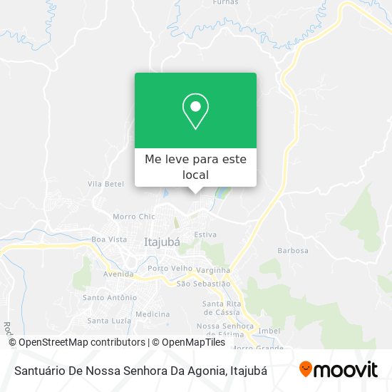 Santuário De Nossa Senhora Da Agonia mapa