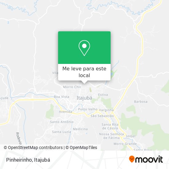 Pinheirinho mapa