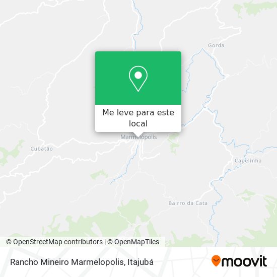 Rancho Mineiro Marmelopolis mapa