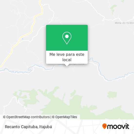 Recanto Capituba mapa