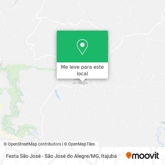 Festa São José - São José do Alegre / MG mapa