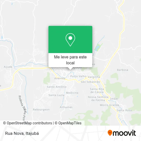 Rua Nova mapa