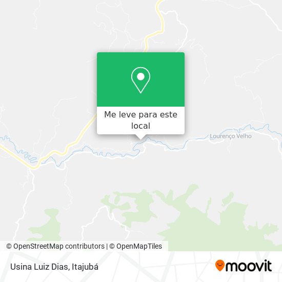 Usina Luiz Dias mapa