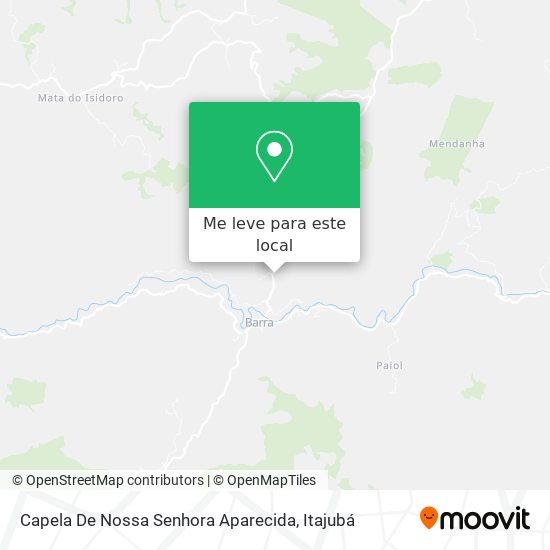Capela De Nossa Senhora Aparecida mapa