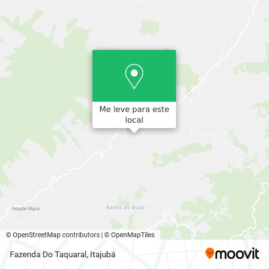 Fazenda Do Taquaral mapa