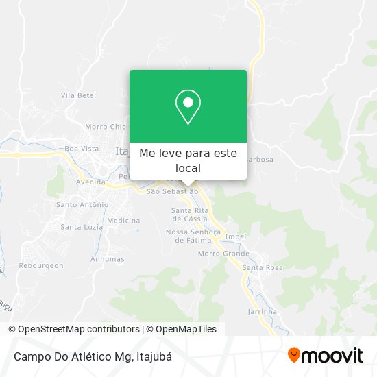 Campo Do Atlético Mg mapa