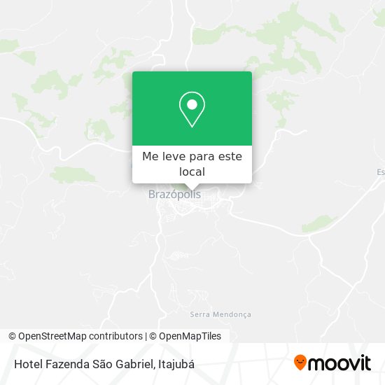 Hotel Fazenda São Gabriel mapa