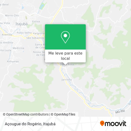 Açougue do Rogério mapa
