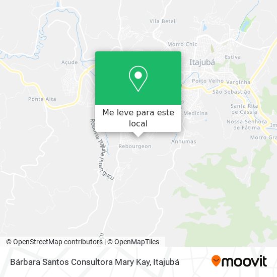 Bárbara Santos Consultora Mary Kay mapa