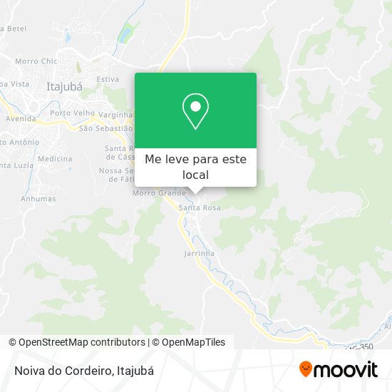 Noiva do Cordeiro mapa