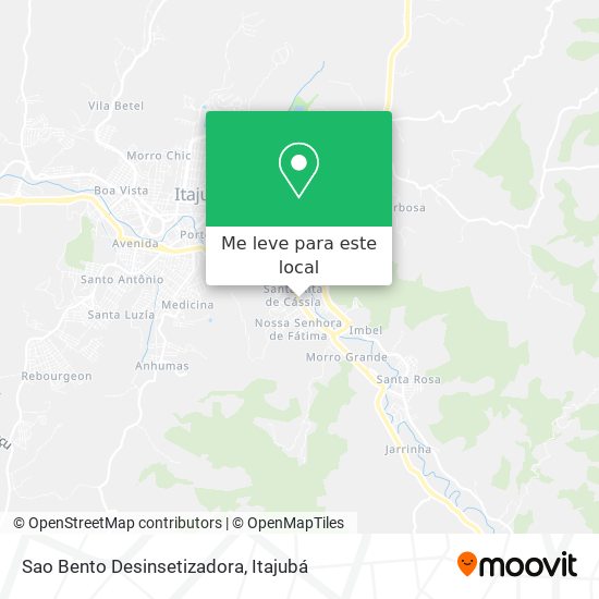 Sao Bento Desinsetizadora mapa