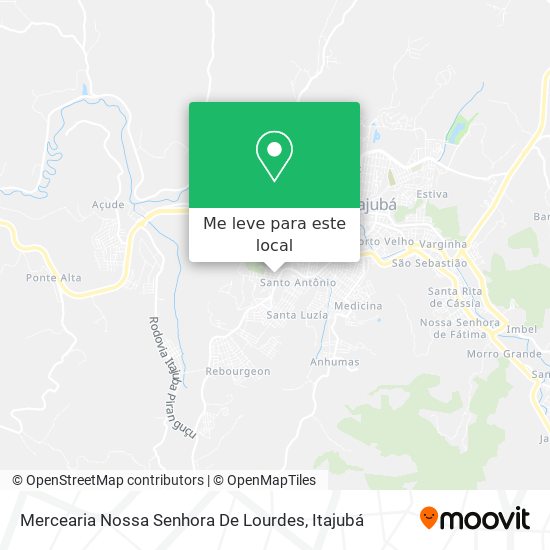 Mercearia Nossa Senhora De Lourdes mapa