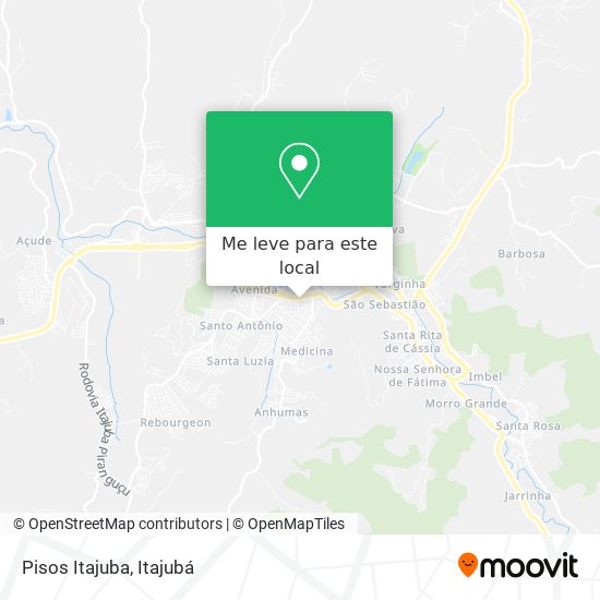 Pisos Itajuba mapa
