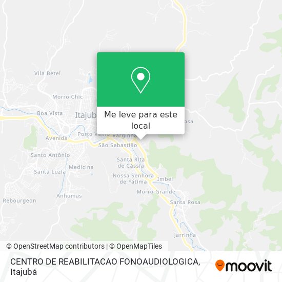 CENTRO DE REABILITACAO FONOAUDIOLOGICA mapa