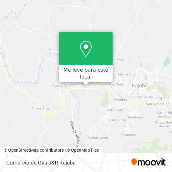 Comercio de Gas J&P mapa