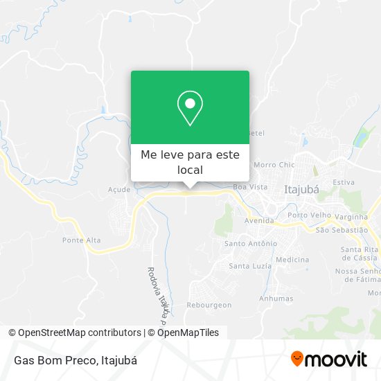 Gas Bom Preco mapa