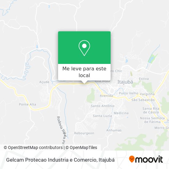 Gelcam Protecao Industria e Comercio mapa