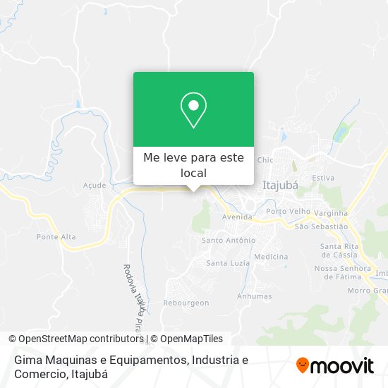 Gima Maquinas e Equipamentos, Industria e Comercio mapa