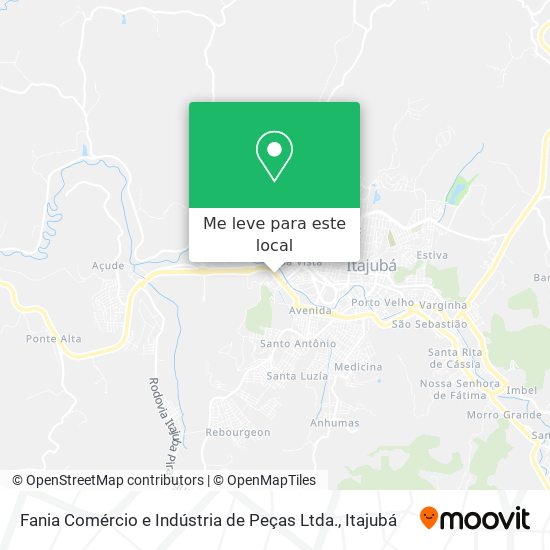 Fania Comércio e Indústria de Peças Ltda. mapa