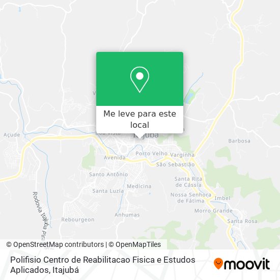 Polifisio Centro de Reabilitacao Fisica e Estudos Aplicados mapa