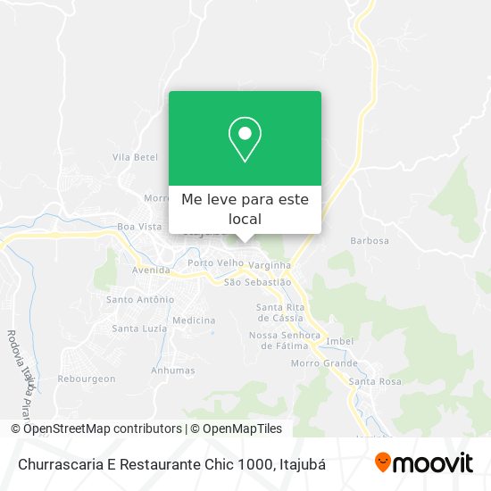 Churrascaria E Restaurante Chic 1000 mapa