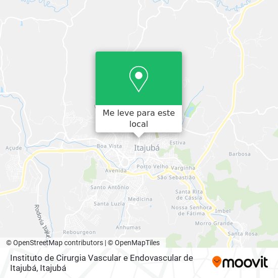 Instituto de Cirurgia Vascular e Endovascular de Itajubá mapa