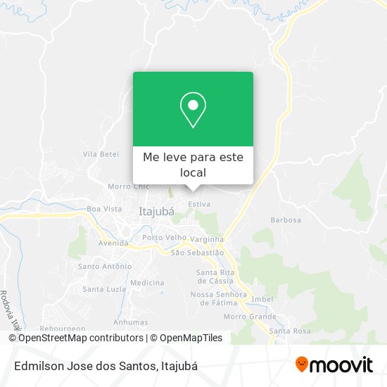 Edmilson Jose dos Santos mapa