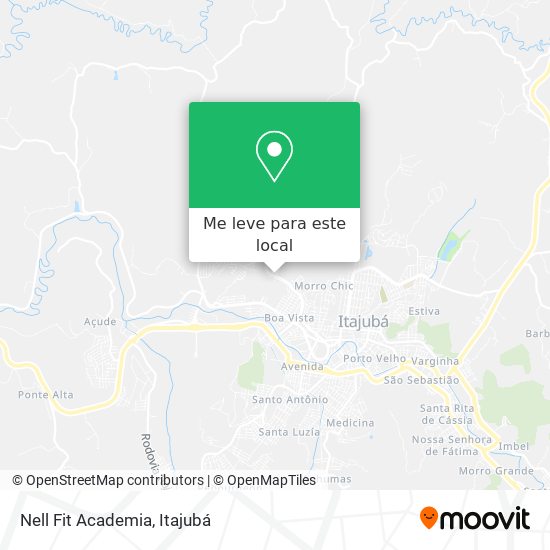 Nell Fit Academia mapa