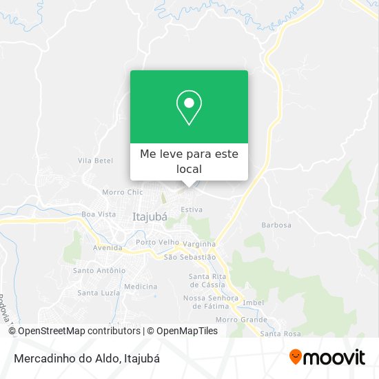 Mercadinho do Aldo mapa