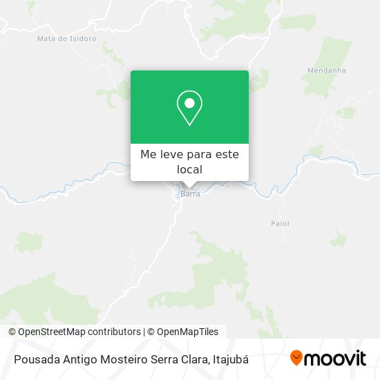 Pousada Antigo Mosteiro Serra Clara mapa