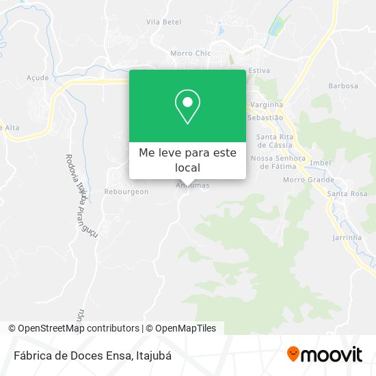 Fábrica de Doces Ensa mapa