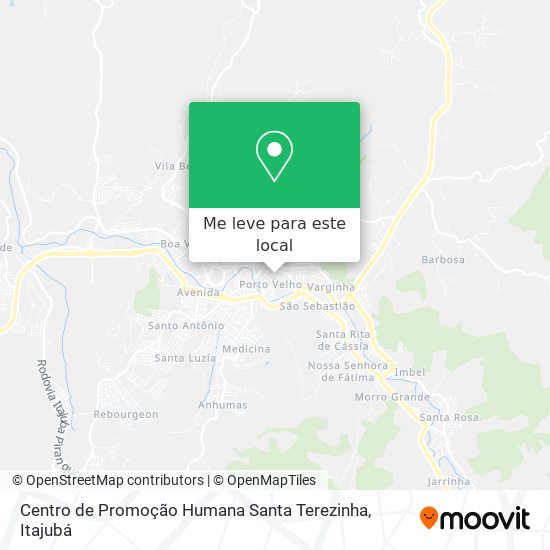 Centro de Promoção Humana Santa Terezinha mapa