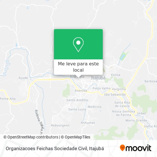 Organizacoes Feichas Sociedade Civil mapa