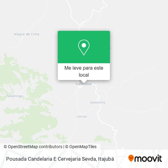 Pousada Candelaria E Cervejaria Sevda mapa