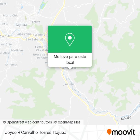 Joyce R Carvalho Torres mapa