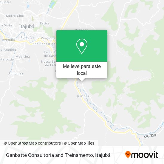 Ganbatte Consultoria and Treinamento mapa