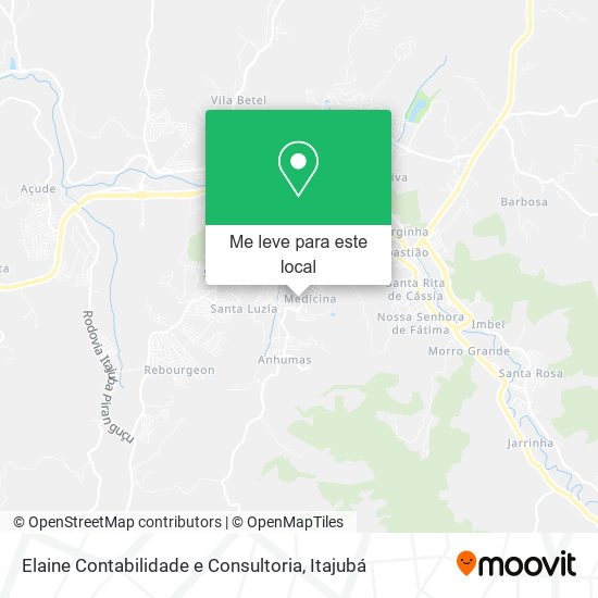 Elaine Contabilidade e Consultoria mapa