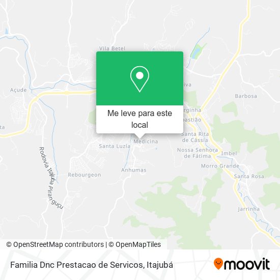 Familia Dnc Prestacao de Servicos mapa