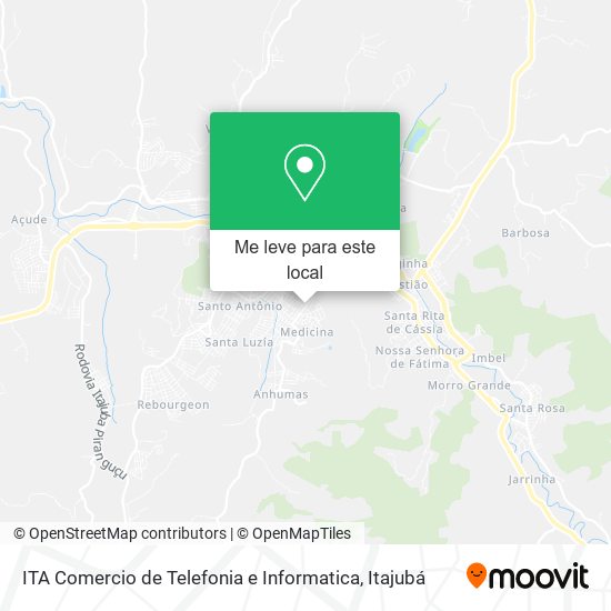 ITA Comercio de Telefonia e Informatica mapa