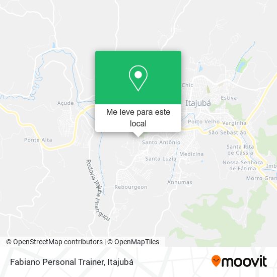 Fabiano Personal Trainer mapa