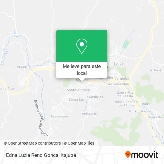 Edna Luzia Reno Gonca mapa