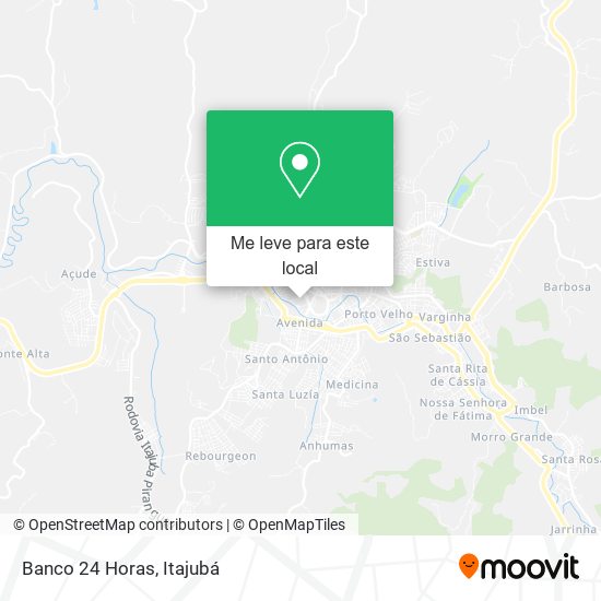 Banco 24 Horas mapa