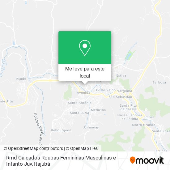 Rmd Calcados Roupas Femininas Masculinas e Infanto Juv mapa