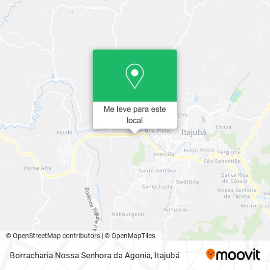 Borracharia Nossa Senhora da Agonia mapa