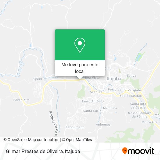 Gilmar Prestes de Oliveira mapa